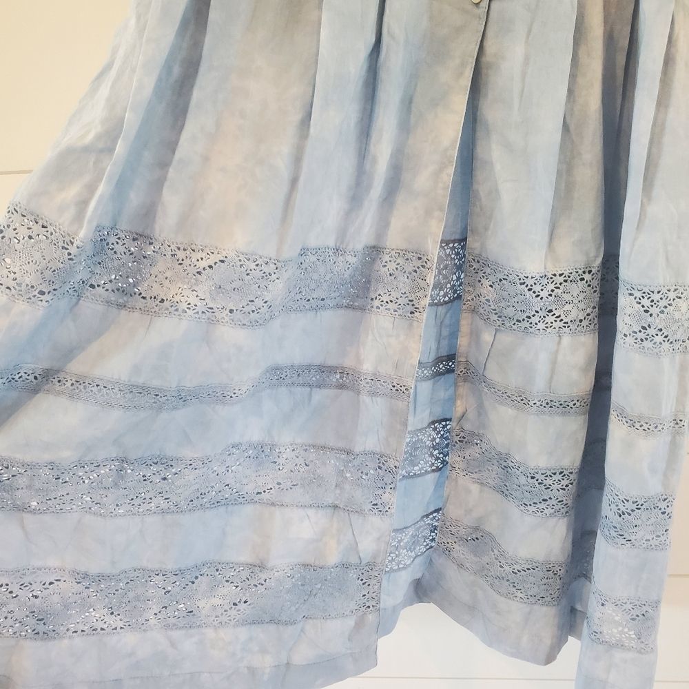 LoveShackFancy Edie Cotton Crochet Lace Midi Dress - Picture 13 of 16